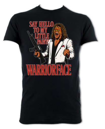 Say Hello To My Little Paint Warriorface Shirt short sleeved t-shirt