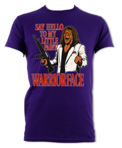 Say Hello To My Little Paint Warriorface Shirt short sleeved t-shirt