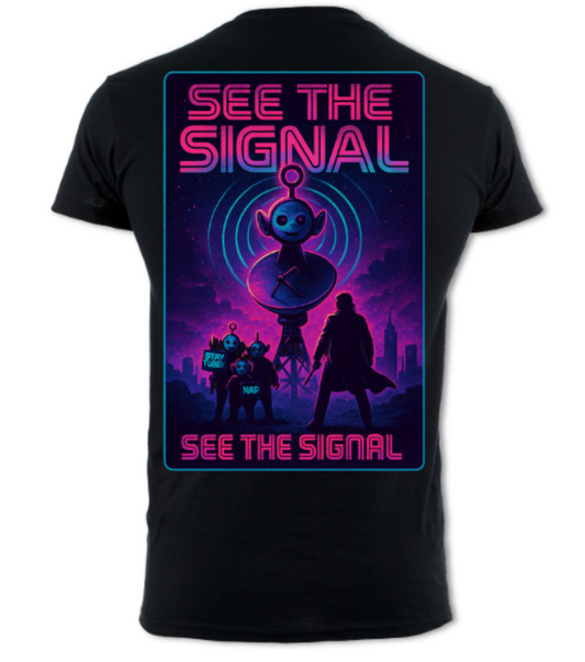 See The Signal The Tubbies They Live short sleeved t-shirt