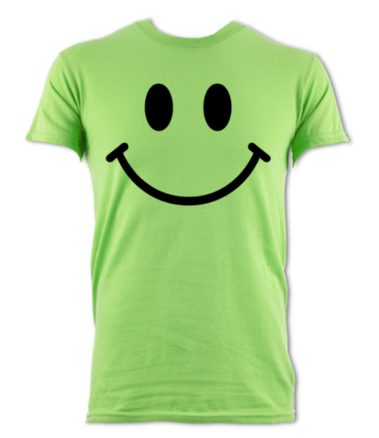Lime Smiley logo shirt lilac short sleeved t-shirt