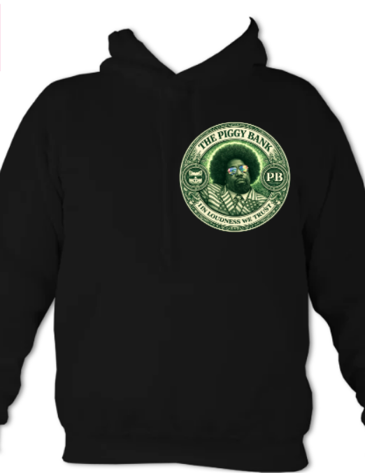 The Piggy Bank Hoodie standard currency green