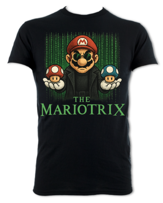The Mariotrix Short Sleeved T-Shirt black