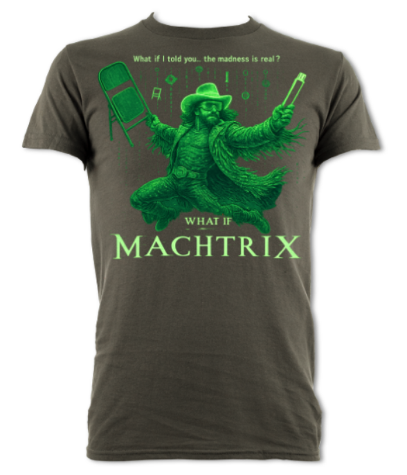 the Machtrix logo 2 short sleeved t-shirt