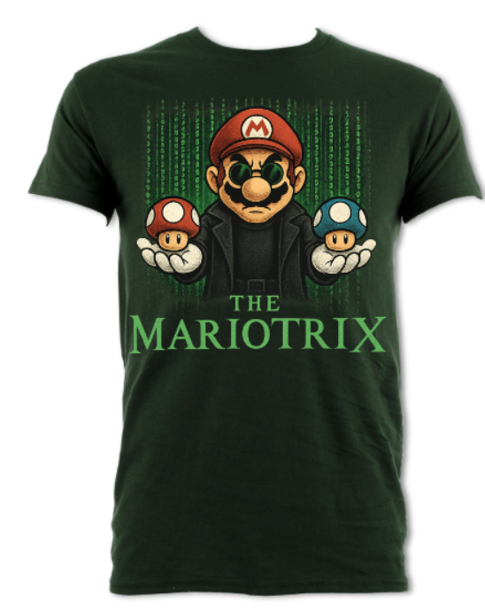 The Mariotrix Short Sleeved T-Shirt black