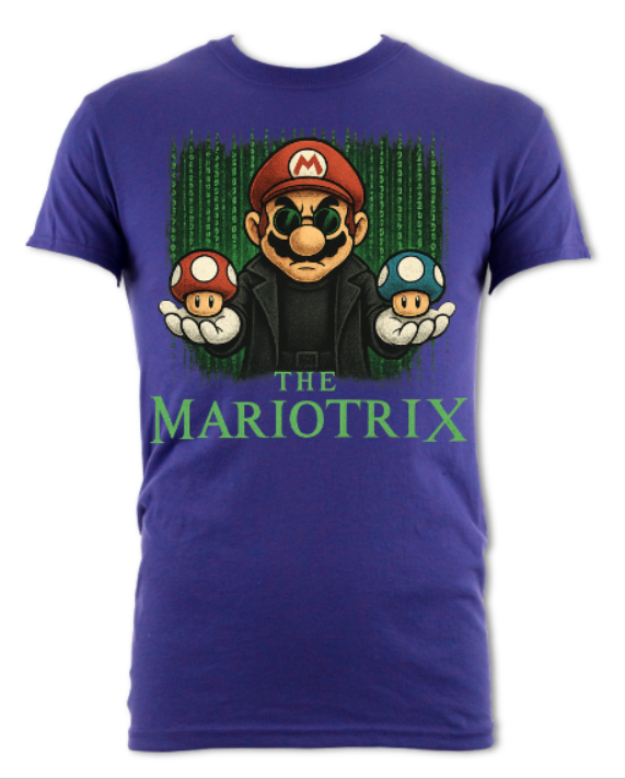 The Mariotrix Short Sleeved T-Shirt black