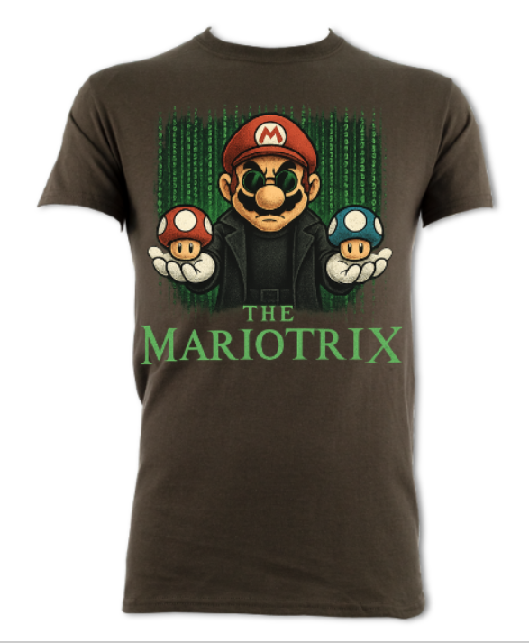 The Mariotrix Short Sleeved T-Shirt black