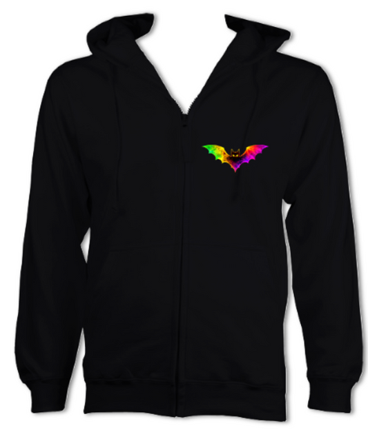 Trippy Clowns in Bat Country Zip Hoodie