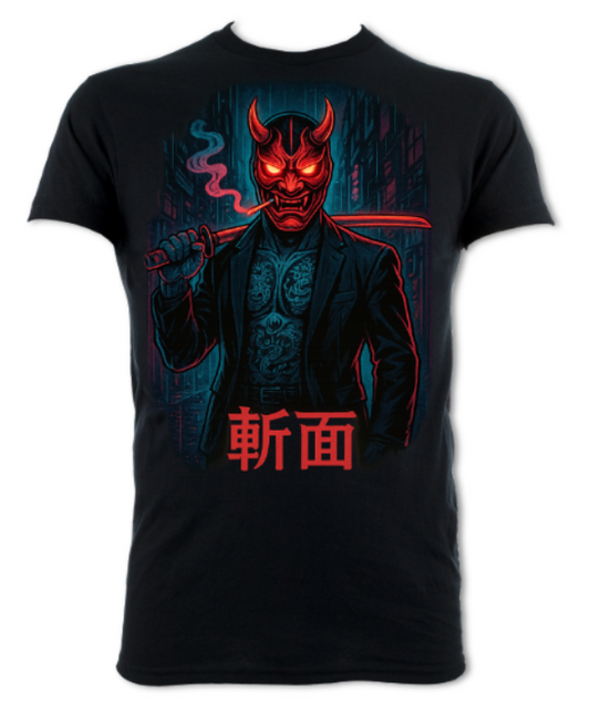 Zanmen Blade Mask Neon Luchadores short sleeved t-shirt