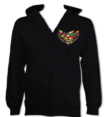 Cubist Cheshire Cat ZIP HOODIE
