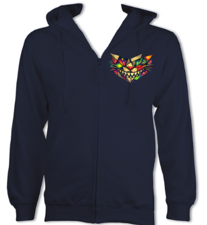 Cubist Cheshire Cat ZIP HOODIE