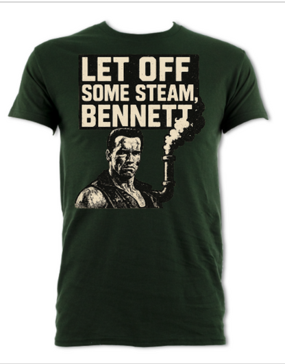 Let off some steam Bennett short sleeved shirt forest green