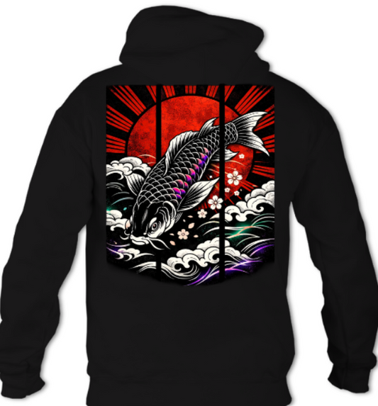 the Dark Sun Koi Hoodie