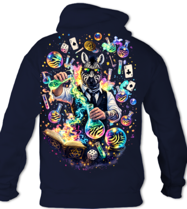 the Striped Alchemist hoodie